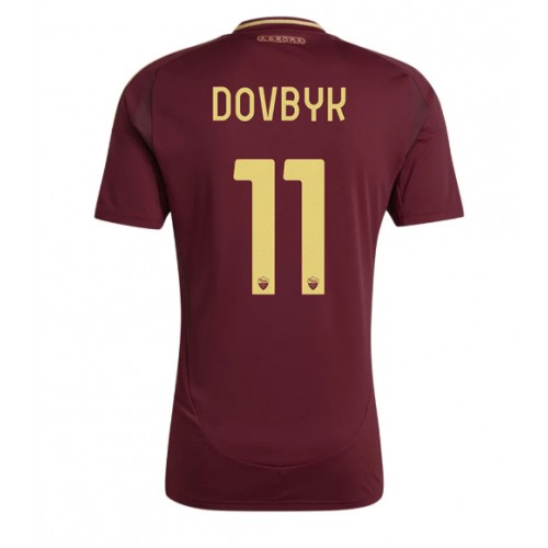 Fotbalové Dres AS Roma Artem Dovbyk #11 Domácí 2024-25 Krátký Rukáv